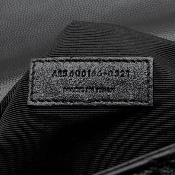 Saint Laurent Mixed Matelasse Grain de Poudre Monogram Large Envelope Bag - Picture 6 of 15